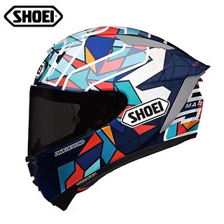 SHOEI X15头盔日本摩托车全盔 X14红蚂蚁男女四季赛道跑盔防雾 X15 巴塞罗那/BARCELONA XL