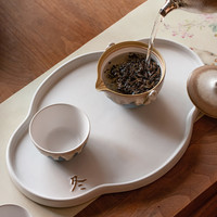 万仟堂三才盖碗茶具套装陶瓷茶杯家用客厅办公室泡茶功夫茶具蓬莱