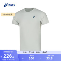亚瑟士ASICS运动T恤男子跑步短袖透气舒适运动上衣T恤 2031E851-001