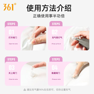 361°游泳圈成人女加大加厚救生圈充气腋下圈大人便携气囊成年游泳装备