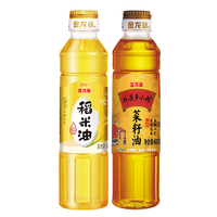 金龙鱼优+稻米油 400ML +菜籽油400ML 共两瓶