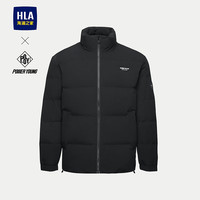 HLA海澜之家羽绒服男24新款立领外套男冬季HWRAW4W042A 黑色94 1