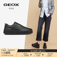 GEOX杰欧适女鞋2024秋季增高休闲鞋SPHERICA ECUB-2 D46WVA 黑色C9997 39