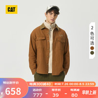 卡特彼勒CAT卡特24秋新品男士后背山系印花单夹克美式复古休闲工装外套