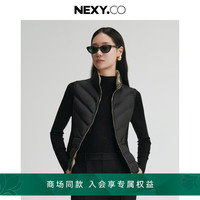 奈蔻商场同款2024年秋季新款轻薄鹅绒羽绒服高领无袖马甲