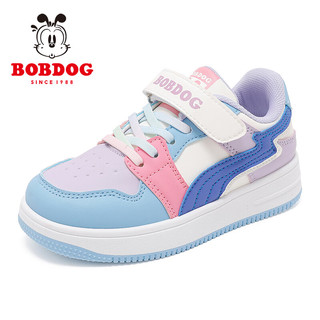 BoBDoG巴布豆童鞋中大童秋款跑鞋2024新款男童时尚百搭休闲鞋女孩软底儿童板鞋