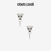 roberto cavalli 罗伯特·卡沃利 RC 男士虎牙吊坠豹头耳环Roberto Cavalli