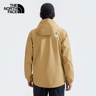 The North Face北面冲锋衣男户外防风防泼单层硬壳外套7QOH 卡其色/LK5 XXL