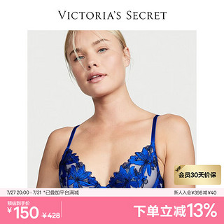 维多利亚的秘密（Victoria's Secret）性感经典舒适文胸胸罩内衣女 5M9I宝蓝色-超薄款 11207416 30C 30/65C