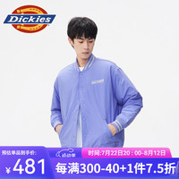 dickies 宽松休闲棒球服外套男女休闲运动外套10912 浅紫色 L