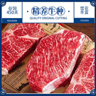 肉鲜厨师 澳洲和牛M9原切牛排 1kg