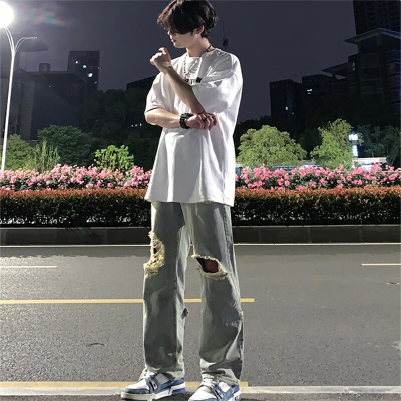 卡图弛 黄泥色男士牛仔裤