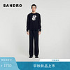 SANDRO【联名系列】2024早秋男女同款考拉图案卫衣SHPSW00671 黑色 XL