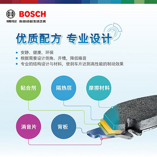 博世（BOSCH）刹车片后片T11416适配宝马320i/325i/425i/320Li/325Li 20-22款