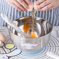 学厨 20CM不锈钢打蛋盆l(玉桂狗)授权打蛋盆厨房用品工具 CL5008