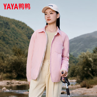 鸭鸭（YAYA）【一衣两穿】羽绒服2024冬季男女新款短款时尚鸭绒保暖两面穿外套