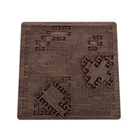 俏拍puzzle拼图 GM10级烧脑十级拼图解密盒木质解锁超高难度 【3级】正方形+布袋