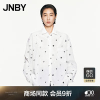 江南布衣 JNBY24秋衬衫宽松长袖H型5O8210780 101/漂白 M