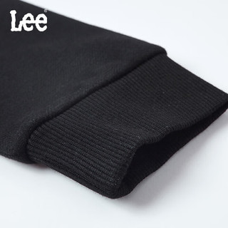 李 Lee儿童卫衣春秋冬女童短款套头帽衫时尚加厚连帽中大童百搭 紫 140cm 身高135-145cm