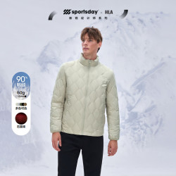 hla海澜之家羽绒服男24运动sportsday马术运动石墨烯外套男冬季