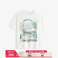 ABERCROMBIE & FITCH男装 24秋季新款潮流时尚赛车系列印花宽松短袖T恤KI123-4222