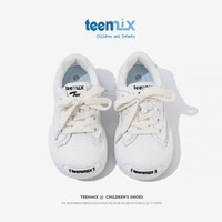 天美意(TEENMIX)天美意童鞋儿童帆布鞋2024春秋新款小孩休闲滑板鞋童开口笑休闲鞋