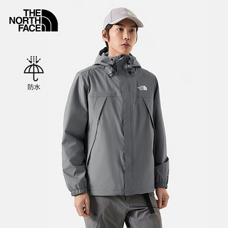 The North Face北面冲锋衣男户外舒服防风硬壳夹克外套7QOH 灰色/0UZ XL 0UZ/灰色 XL/180