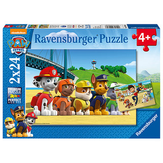 睿思（Ravensburger）2x24片装汪汪队立大功纸质大块拼图玩具