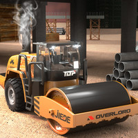 HUIGAO 汇高 儿童玩具压路机仿真喷雾工程车大号合金模型车压路车+喷雾