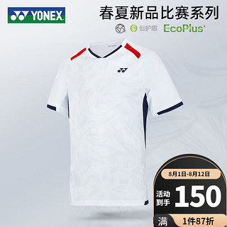 YONEX尤尼克斯服装羽毛球服 男式短袖