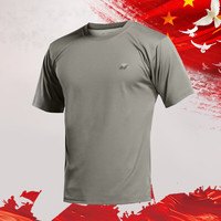ZSYD夏季训练服短袖圆领工作服T恤军迷短裤训练服男 短袖体能服