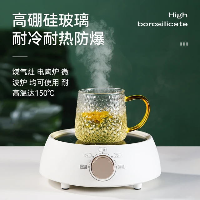 DAYDAYS玻璃杯家用耐高温茶杯喝水客厅水杯啤酒杯待客杯子套装