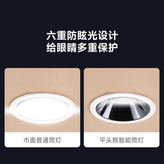 平头熊智能PTX蓝牙Mesh智能筒射灯 星语X3