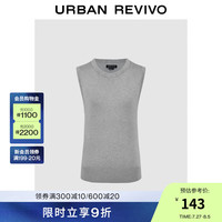 UR2024秋季新款女时尚打底外穿修身显瘦无袖针织衫UWM940014