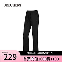 斯凯奇（Skechers）七夕情人节礼物春夏新款女微喇裤增高显瘦休闲裤P224W050