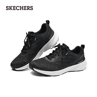 斯凯奇（Skechers）2024休闲运动鞋男女款透气舒适经典232836 黑色/白色/BKW 39