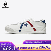 乐卡克（Le coq sportif）法国公鸡蒙贝利尔复古经典低帮休闲鞋男女鞋 白色 44 