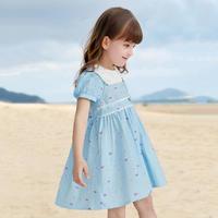 【蕾丝方领碎花公主裙】婴幼女童夏装儿童连衣裙