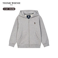 TEENIEWEENIEKIDS TeenieWeenie Kids小熊童装24秋冬款男女童小熊刺绣连帽卫衣外套