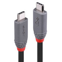 LINDY 德国LINDY USB4镀银线Type-c公对公全功能100W快充线8K视频线40Gbps高速数据线