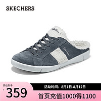 斯凯奇（Skechers）女士一脚蹬休闲鞋100673 炭灰色/CCL 38.5