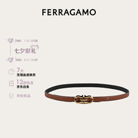 菲拉格慕(Ferragamo)女士铁锈色皮带 0776828_C _ 85 85(2尺4)