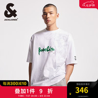 杰克·琼斯（JACK&JONES）秋季新款NBA联名凯尔特人队纯棉潮流百搭舒适休闲短袖男224301014 本白色A06 常规 本白色A06 1