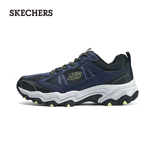 斯凯奇（Skechers）男士绑带城市户外鞋237527 海军蓝色/黑色/NVBK 43