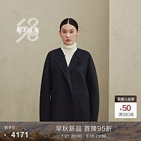 鄂尔多斯1980女外套【7.5】 深藏青 170/92A/XL