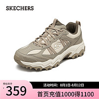 斯凯奇（Skechers）男士绑带城市户外鞋237527 自然色/灰褐色/NTTP 41.5