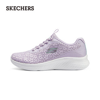 斯凯奇（Skechers）2024年春夏女鞋透气运动鞋轻质舒适150015 薰衣草色/LAV 36