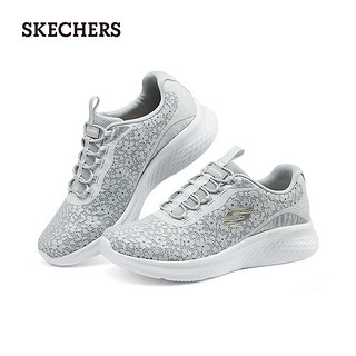 斯凯奇（Skechers）2024年春夏女鞋透气运动鞋轻质舒适150015 浅灰色/LTGY 39.5