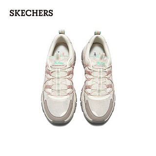 斯凯奇（Skechers）2024年夏季女鞋一脚蹬徒步运动鞋180129 自然色/多彩色/NTMT 35