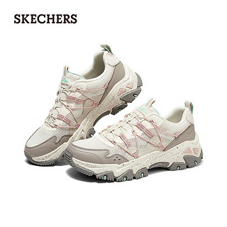 斯凯奇（Skechers）2024年夏季女鞋一脚蹬徒步运动鞋180129 自然色/多彩色/NTMT 38.5